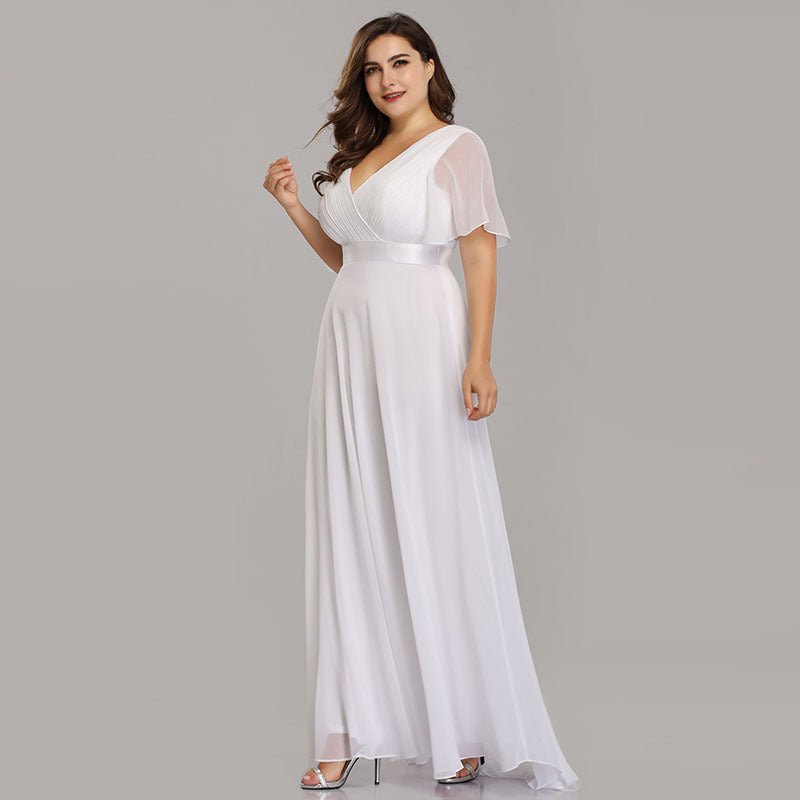Chiffon evening dress