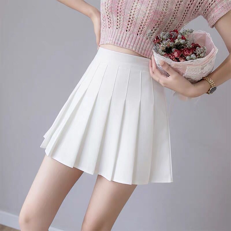Solid Color Skirt Hip Skirt Anti-exposure High Waist Skirt