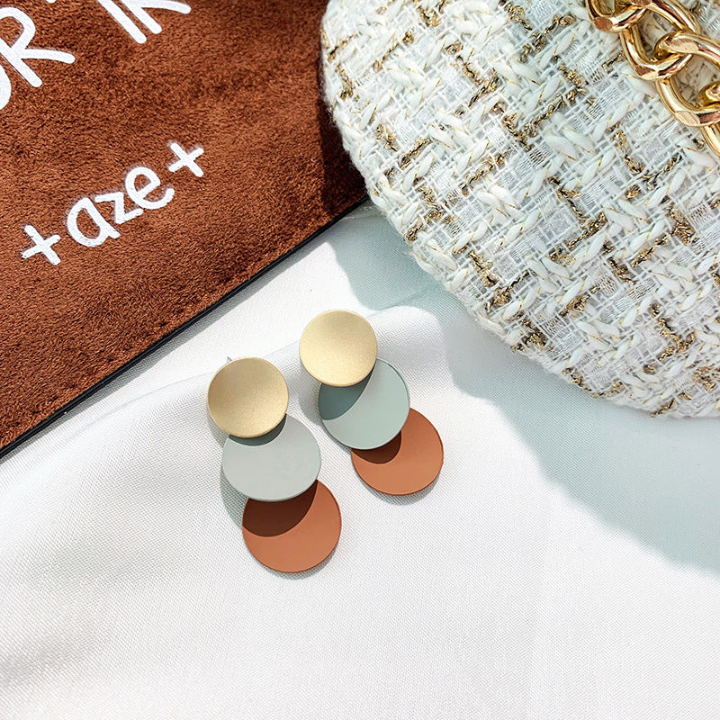 Women's brown earrings