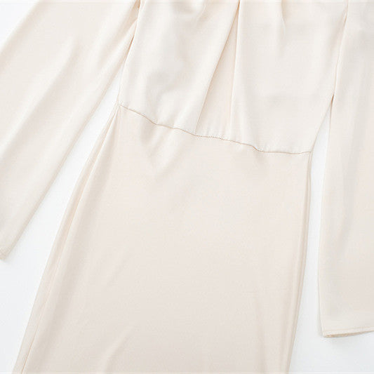 European And American Style Women's Backless Satin Dresses