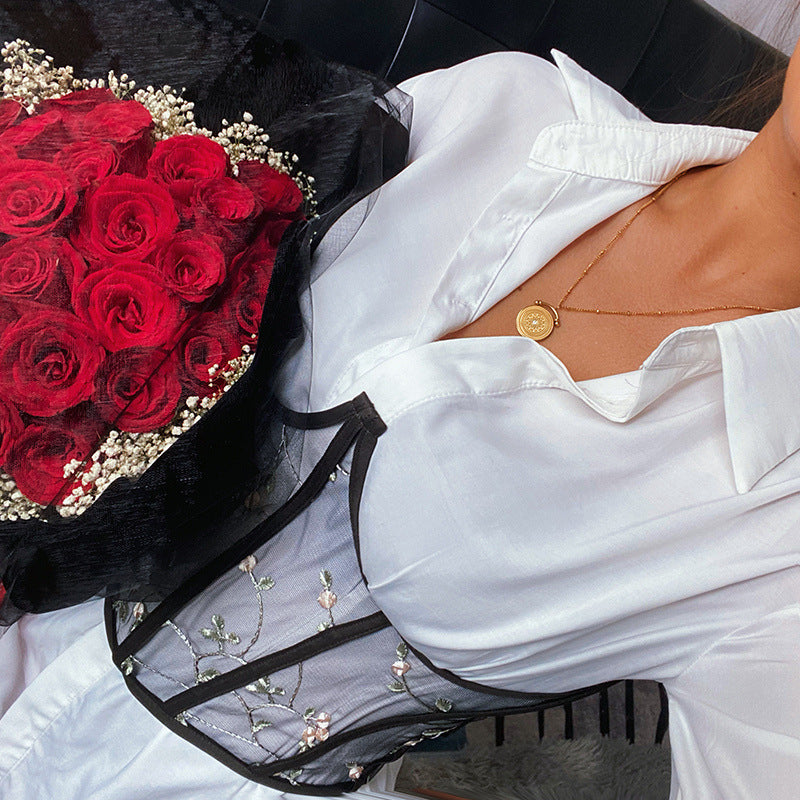 Blossom veil Corset Bouquet Waist Slim Fit Belt Girdle