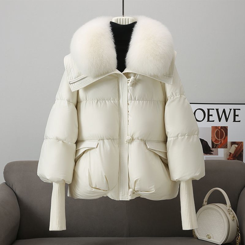 Down Cotton-padded Jacket Fur Collar for winter