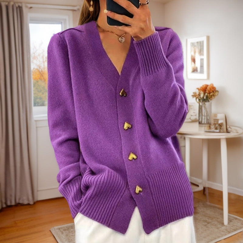Love Button Sweater