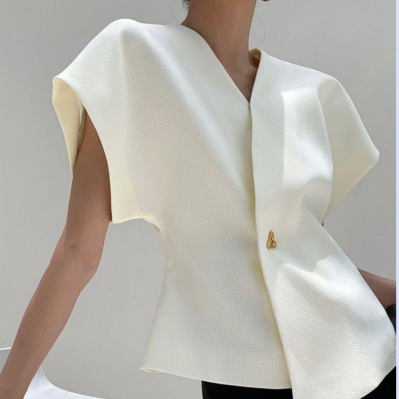Vest Suit French Style Temperament Top