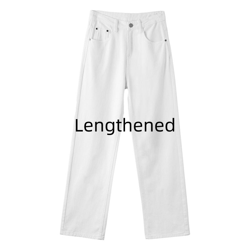 Brown Coffee Color Wide Leg Daddy Soft Straight Jeans
