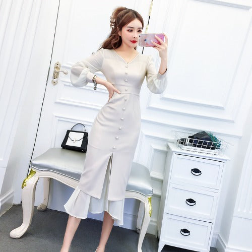 Winter French niche dress dress temperament
