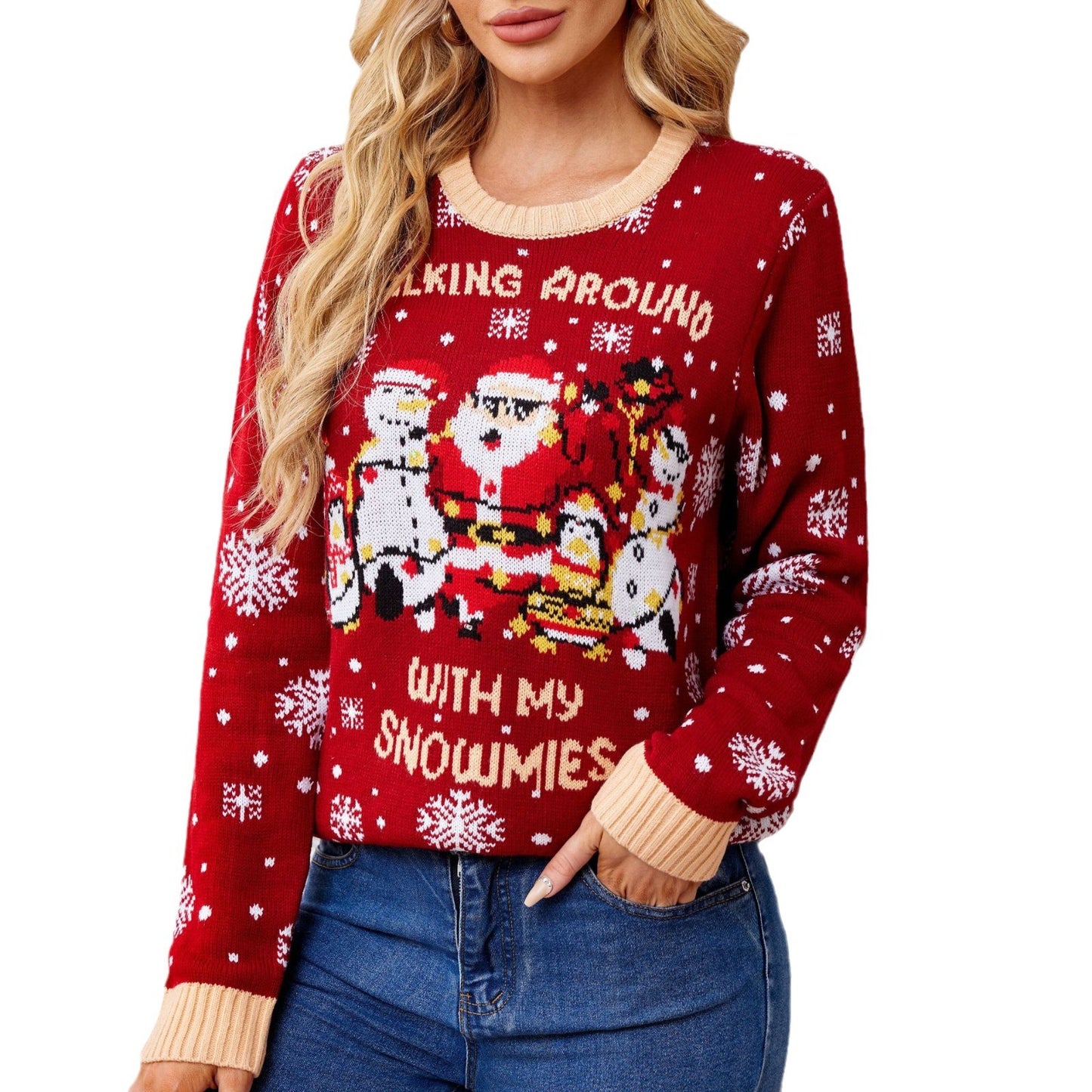 Red Christmas Sweater For Women