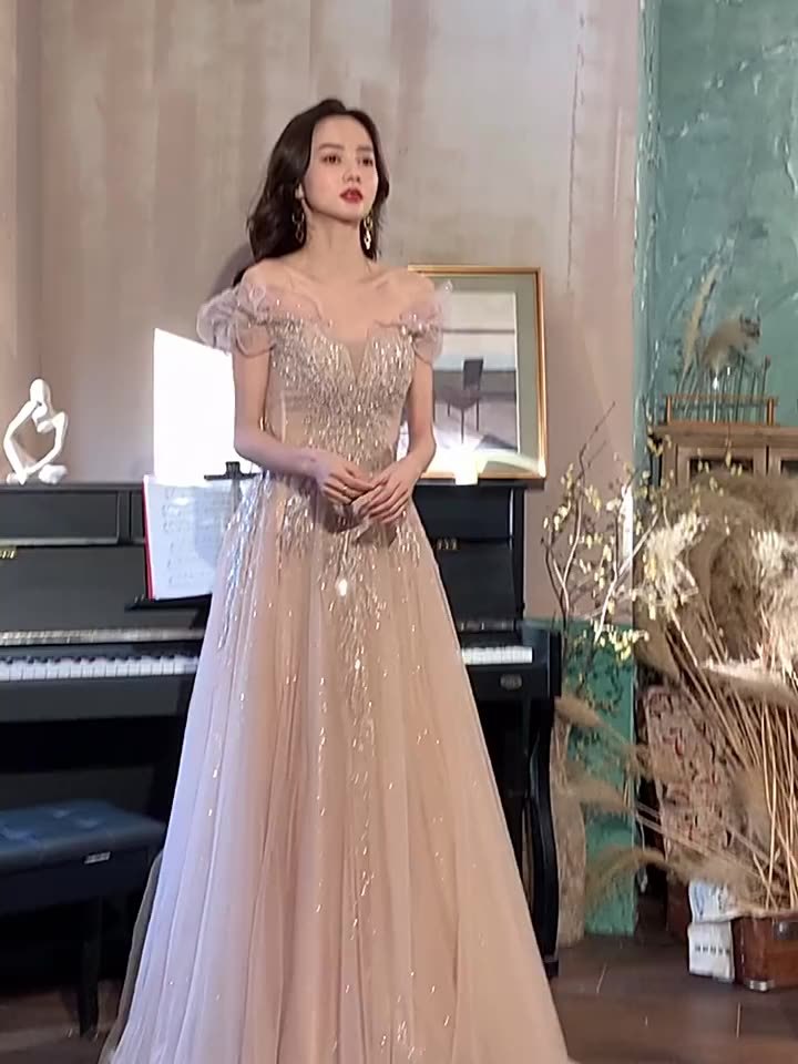 Evening Dress Women's Slim Bridesmaid Dress