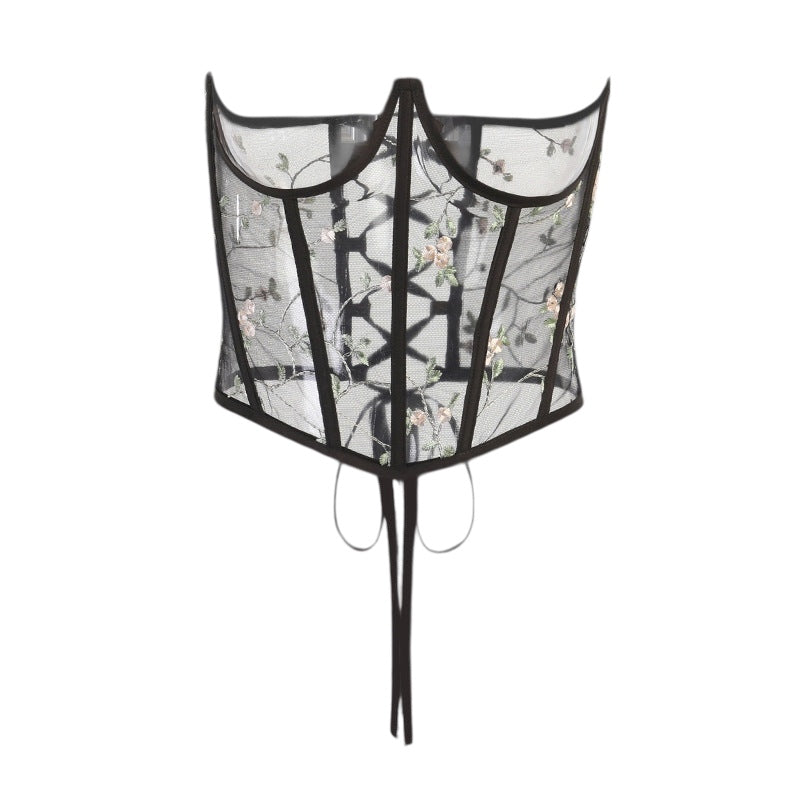 Blossom veil Corset Bouquet Waist Slim Fit Belt Girdle