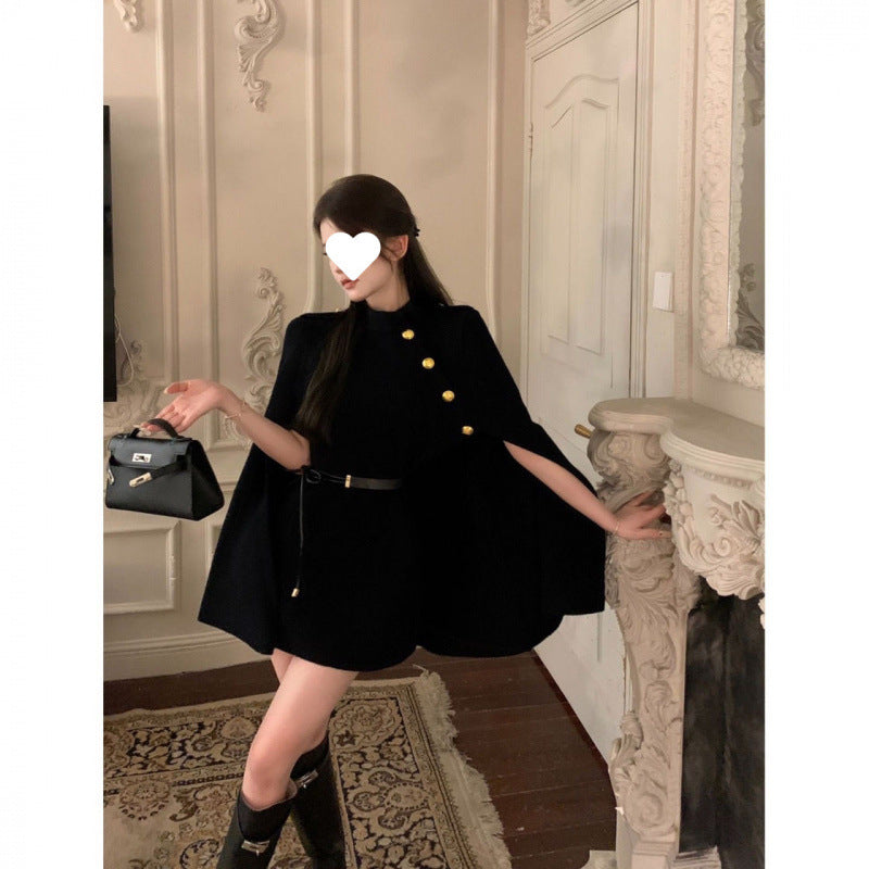 Classy Shawl Cape Woolen Atmosphere Advanced