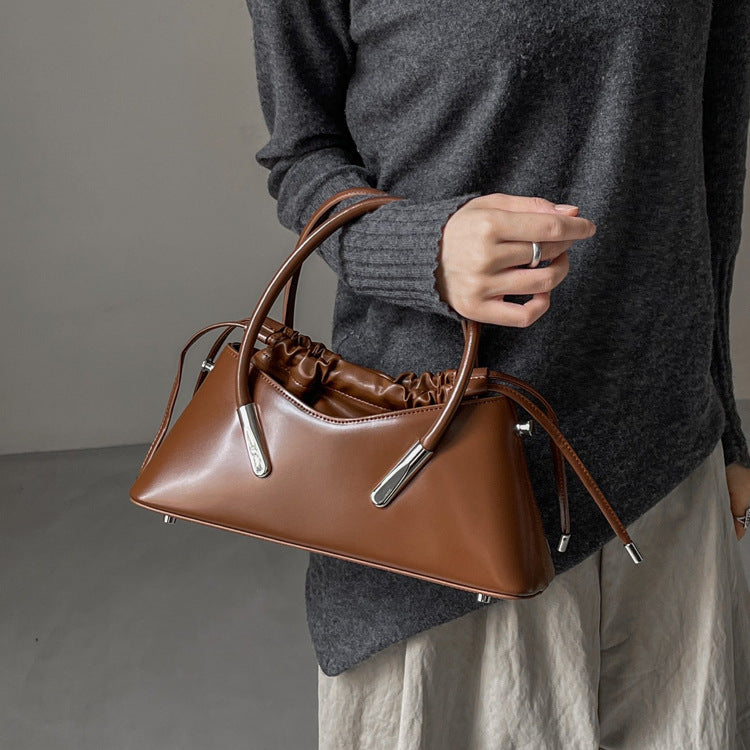 Fashion Leather Portable Crossbody Shoulder Bag