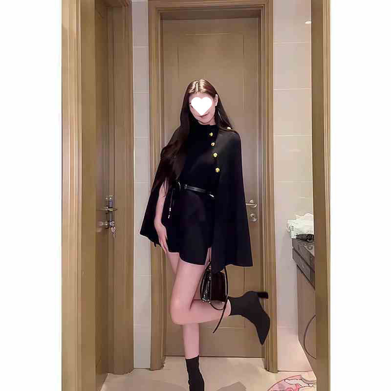 Classy Shawl Cape Woolen Atmosphere Advanced