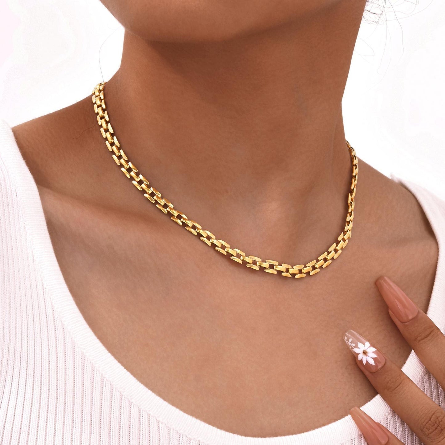 Elegant Mesh Necklace