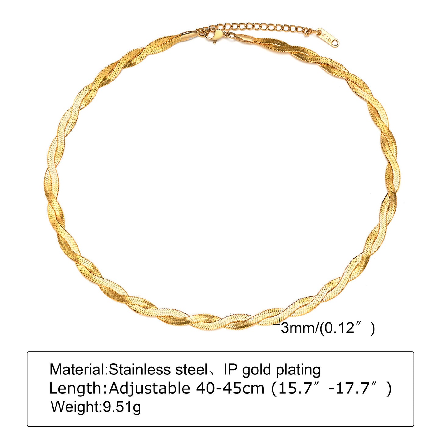 Elegant Mesh Necklace