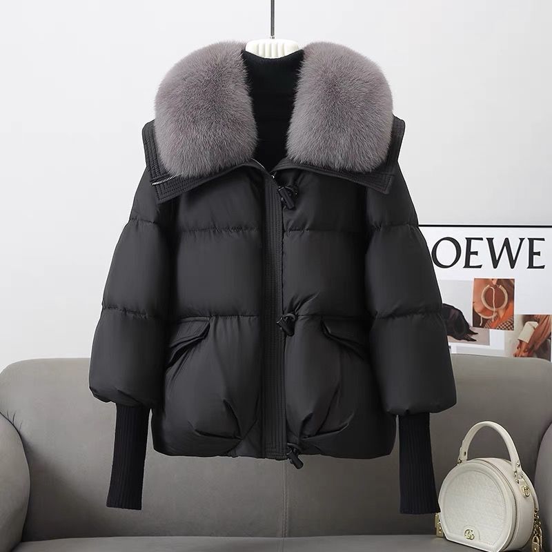 Down Cotton-padded Jacket Fur Collar for winter