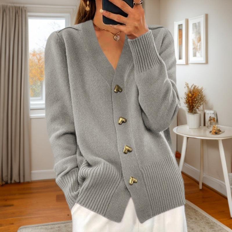 Love Button Sweater