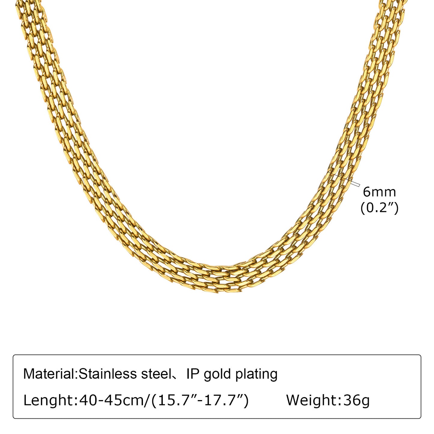 Elegant Mesh Necklace