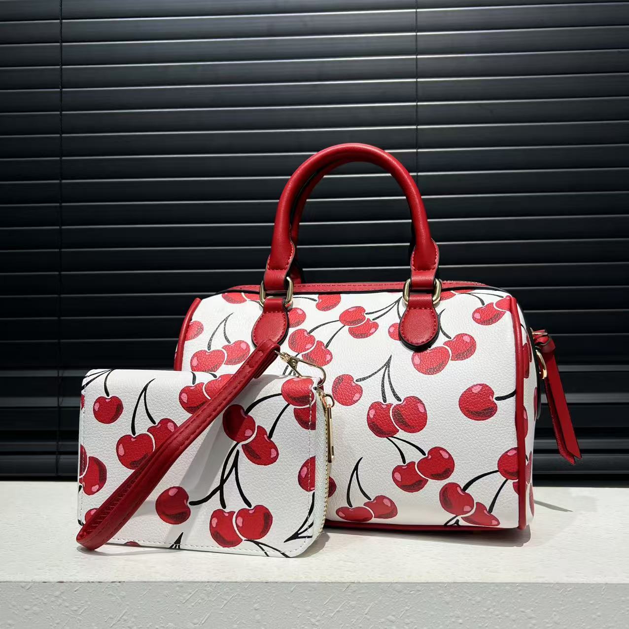 Women's Soft Leather Handbag Cute Patchwork Easy Matching