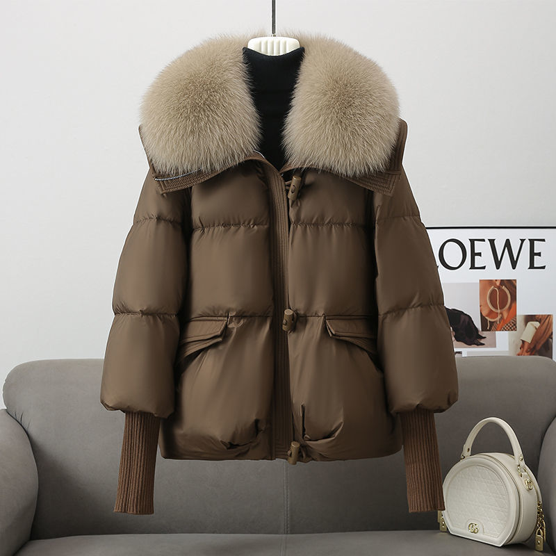 Down Cotton-padded Jacket Fur Collar for winter