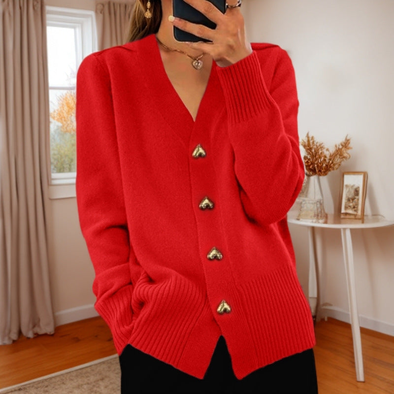 Love Button Sweater