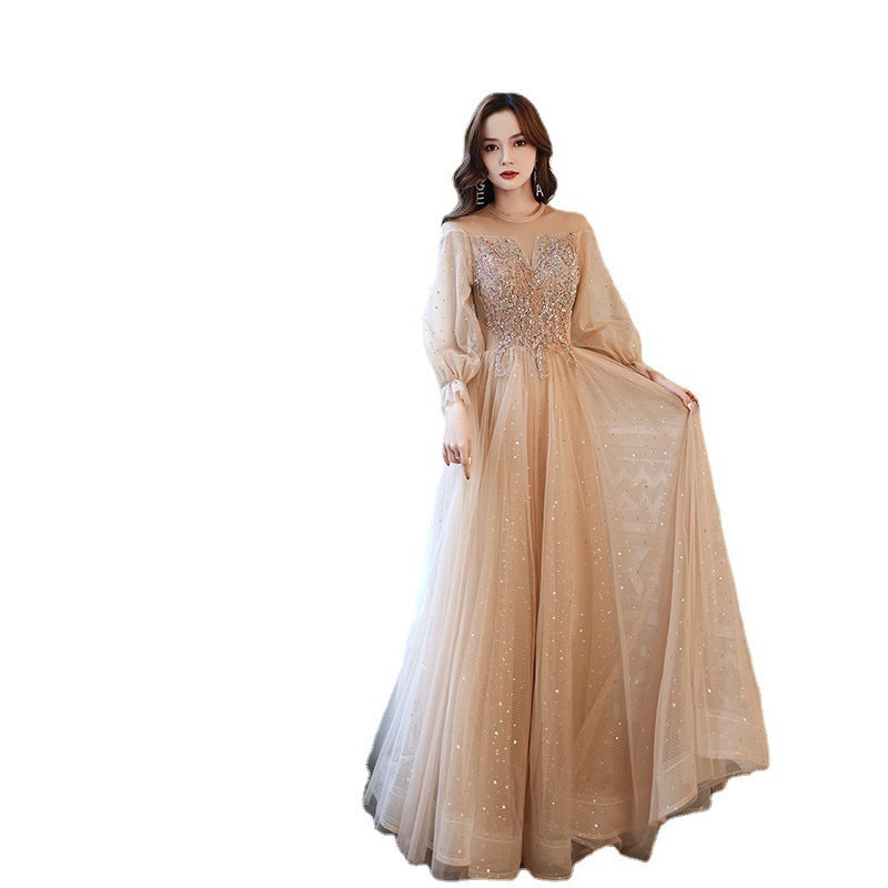 Champagne whisper Evening Dress