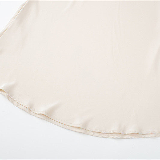 European And American Style Women's Backless Satin Dresses