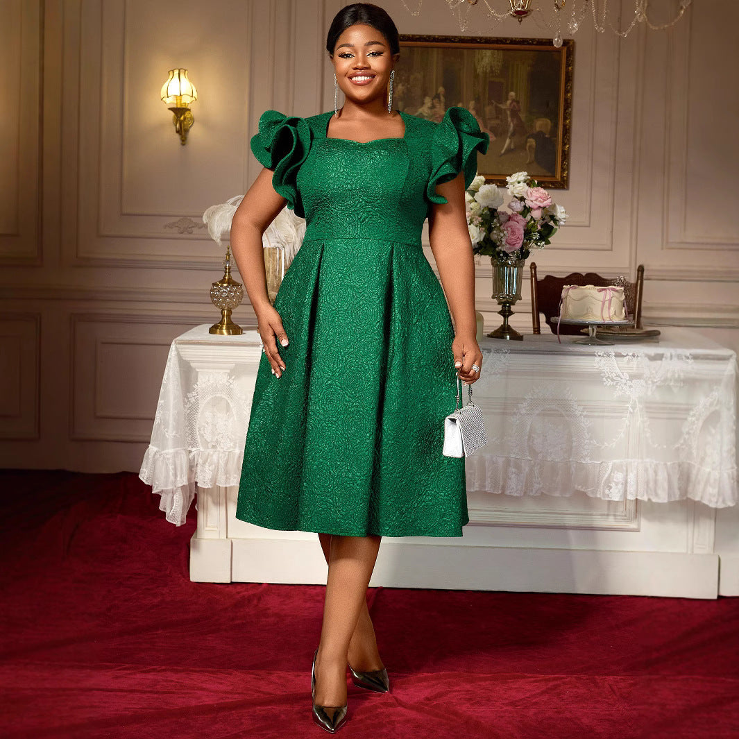 Royal Green Dress