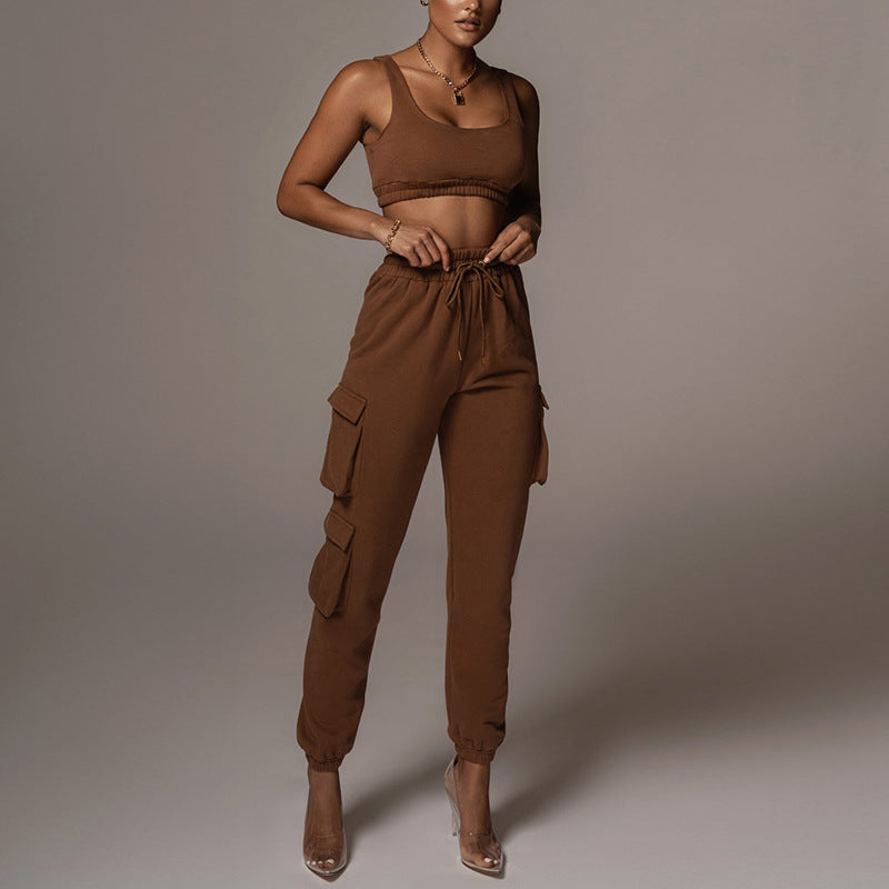 Autumn European and American women's fashion casual suits