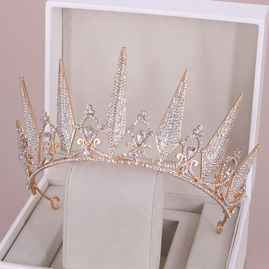 Bridal Crystal Crown Headband Wedding Dress Accessories
