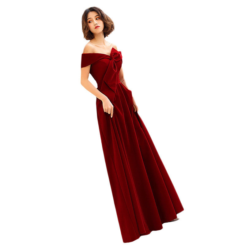 Banquet temperament evening dress skirt