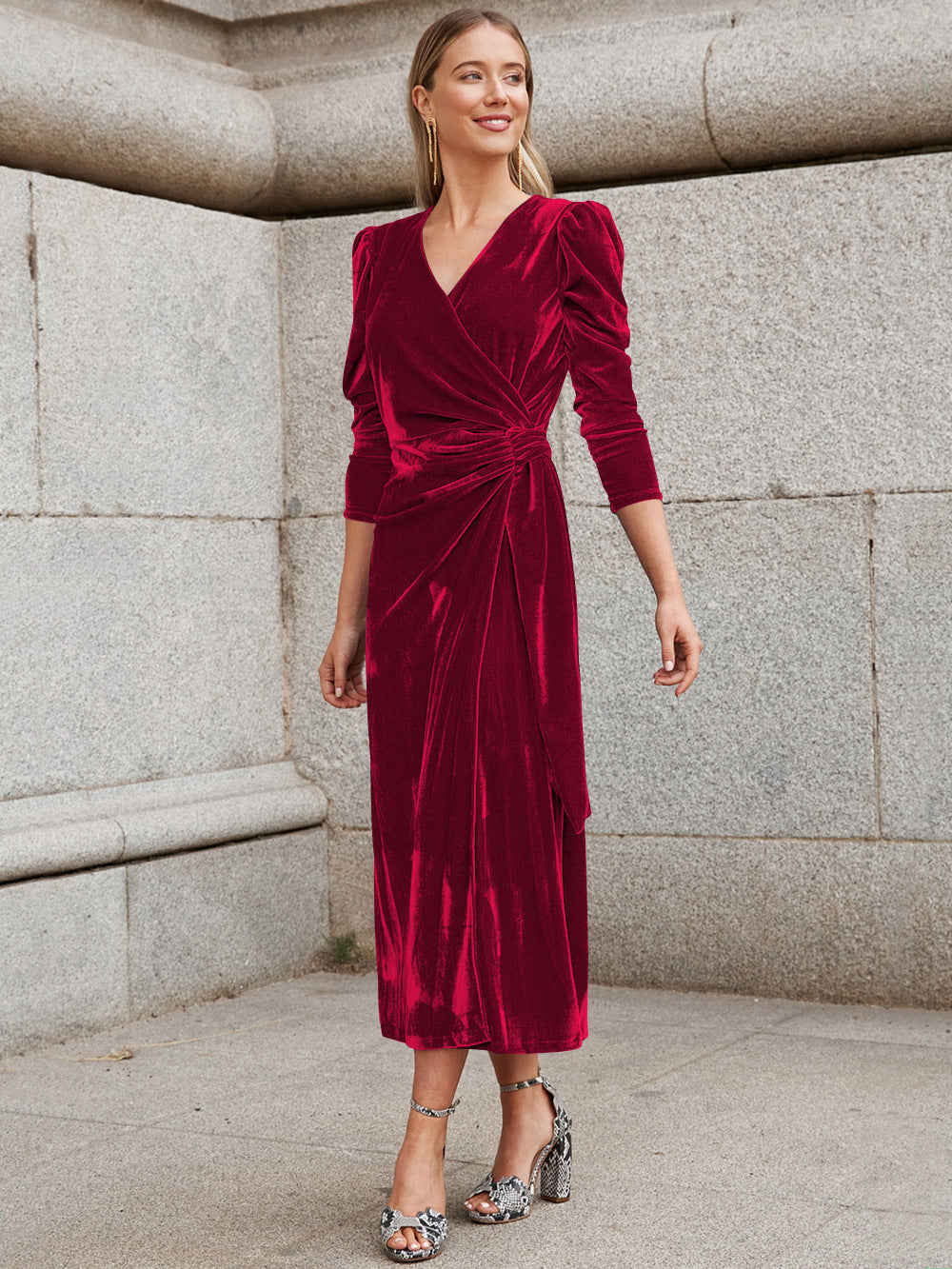 High Sense velvet Dress