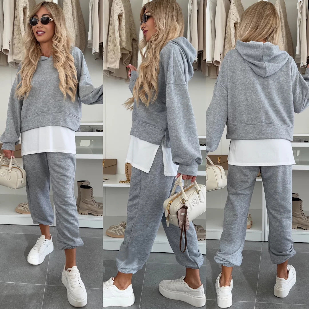 Hooded Top And Jogger Set