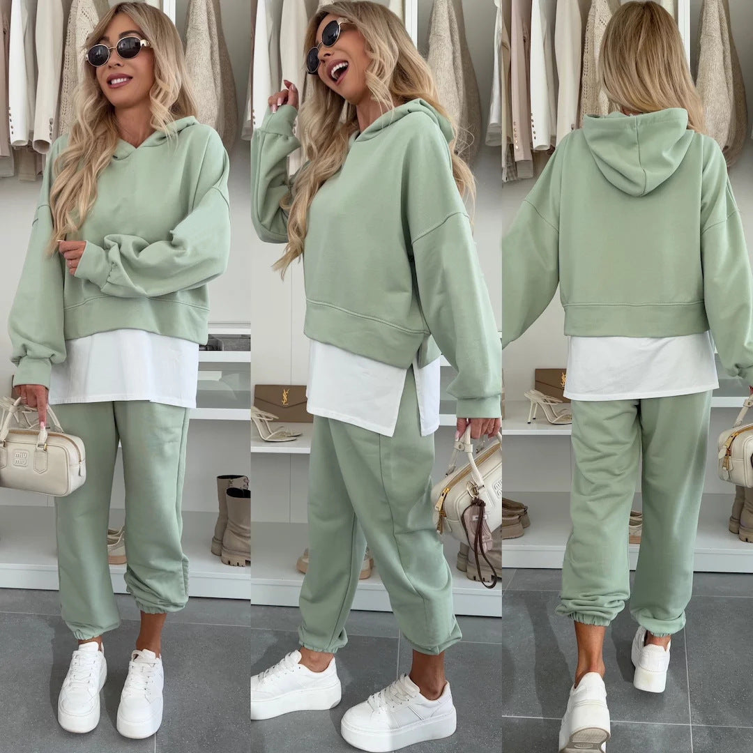 Hooded Top And Jogger Set