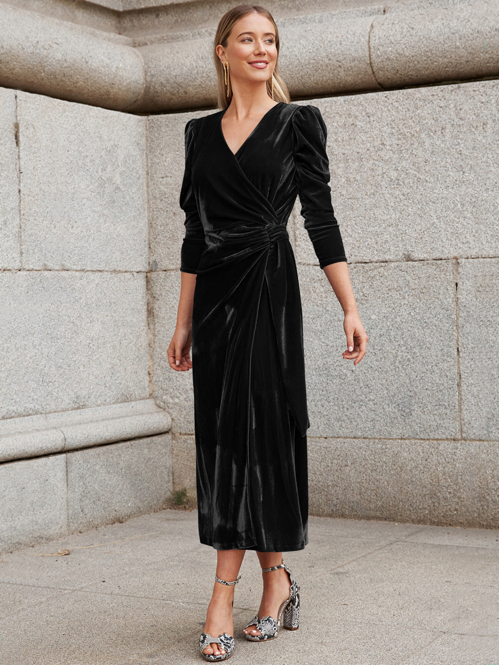 High Sense velvet Dress