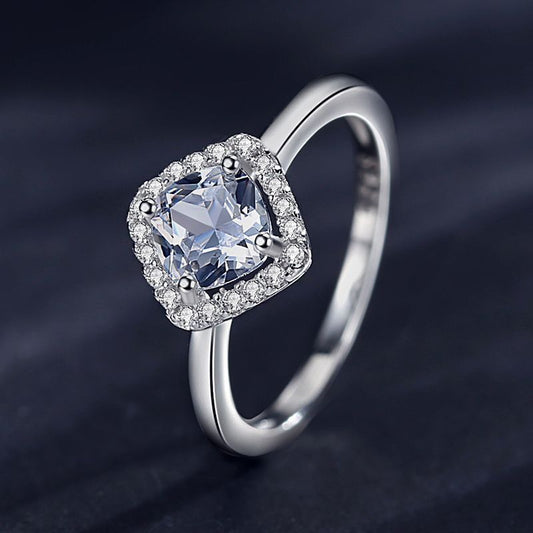 Simulation Diamond celebrity Ring