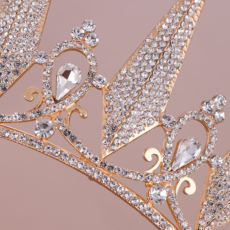 Bridal Crystal Crown Headband Wedding Dress Accessories