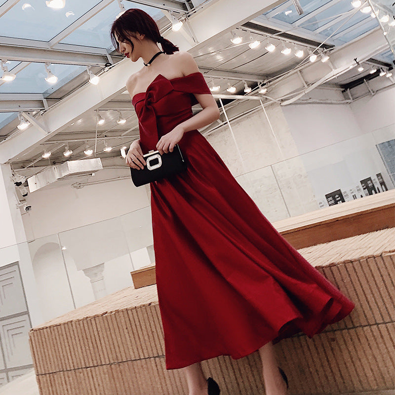 Banquet temperament evening dress skirt