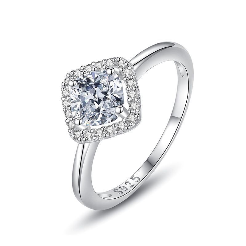 Simulation Diamond celebrity Ring