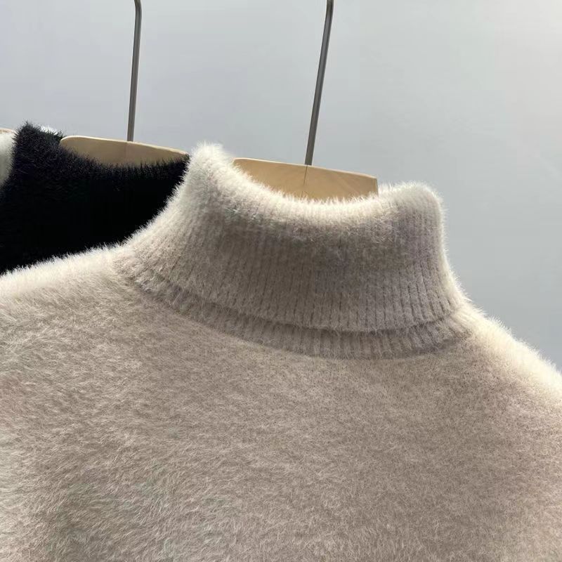 Inner Thickened Fleece-lined Top Sweater