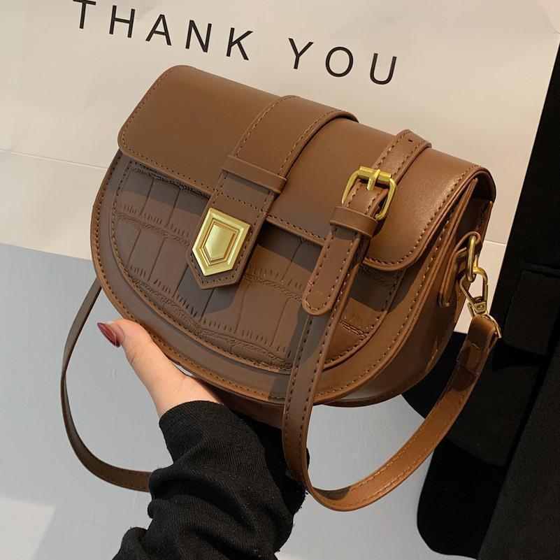 French One Shoulder Bag Female Saddle Bag All-match Women Messenger Bag