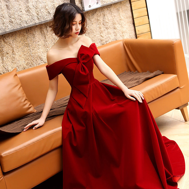 Banquet temperament evening dress skirt