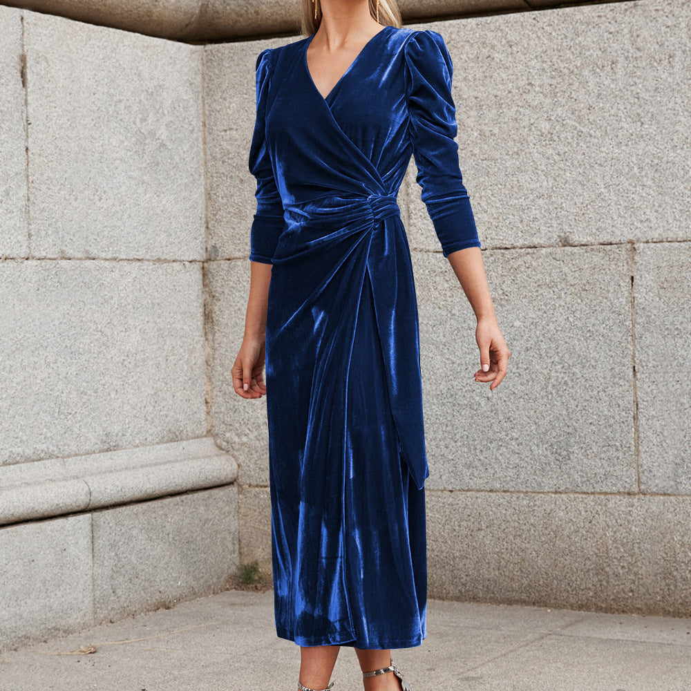 High Sense velvet Dress