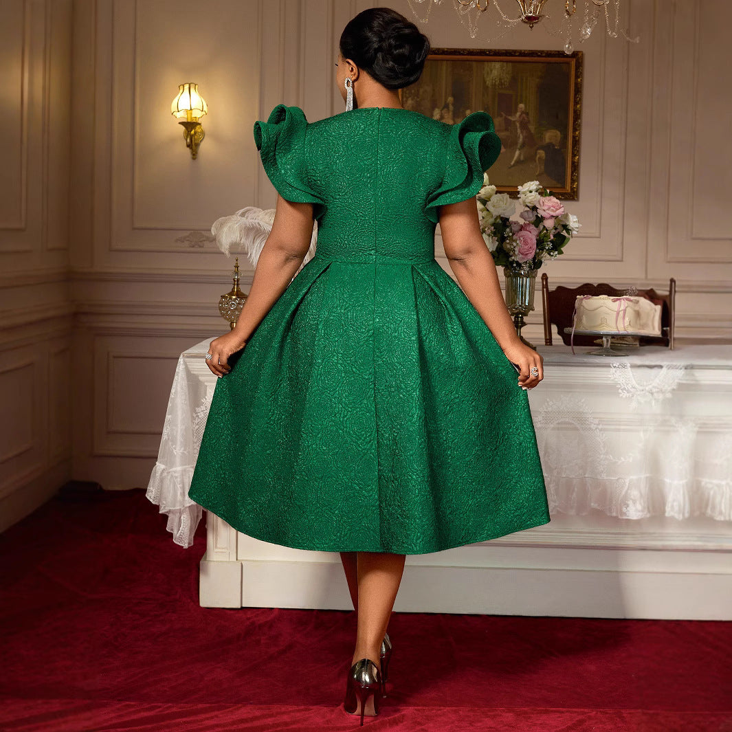 Royal Green Dress