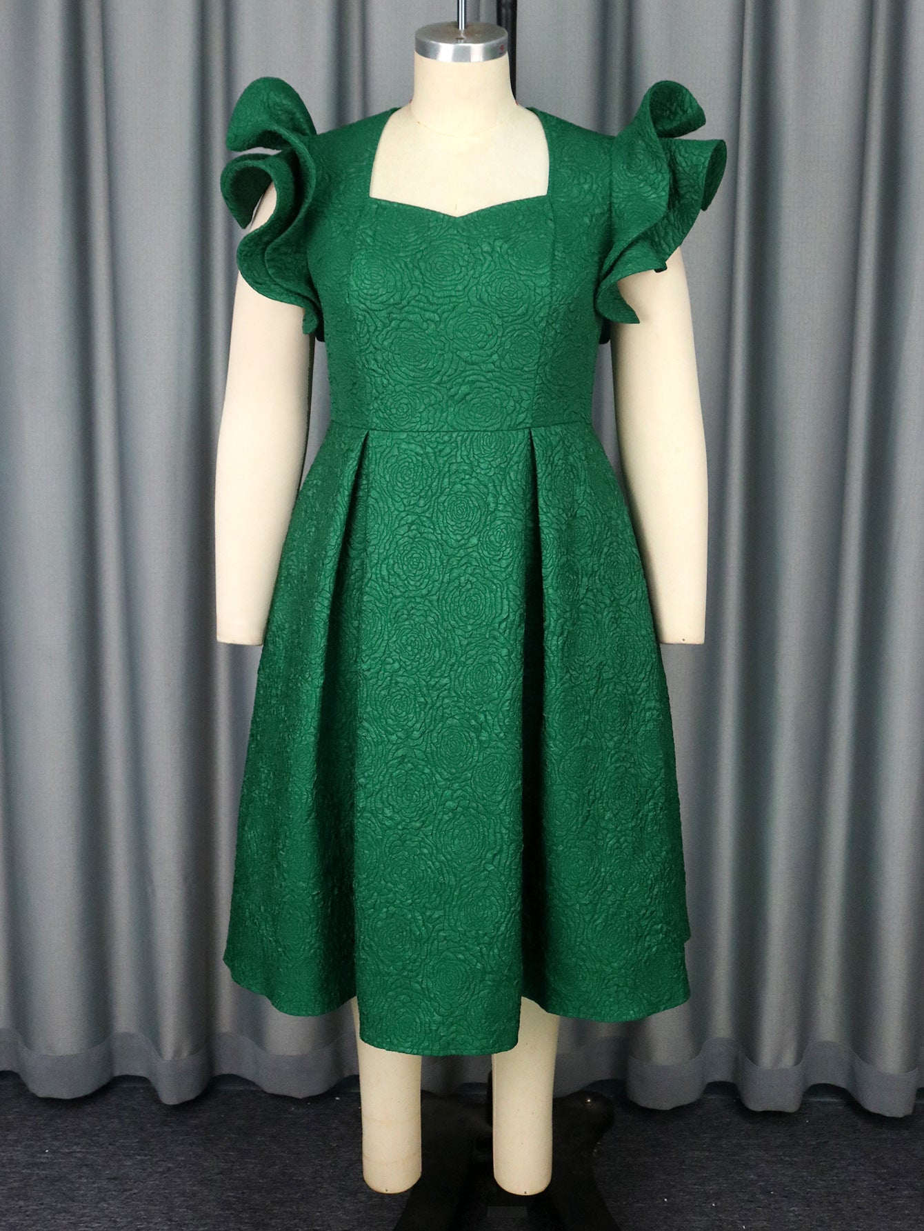 Royal Green Dress