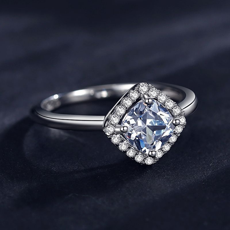 Simulation Diamond celebrity Ring