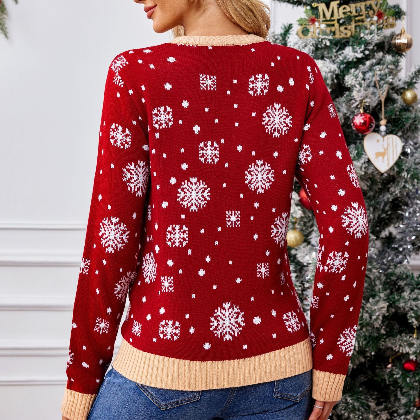 Red Christmas Sweater For Women