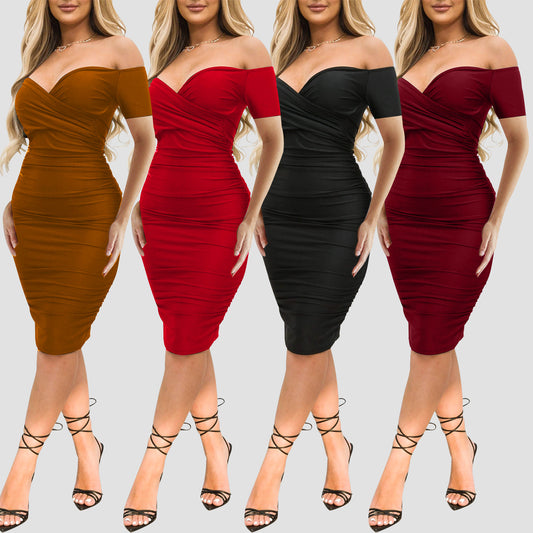 Off-shoulder Sexy bodycon Dress