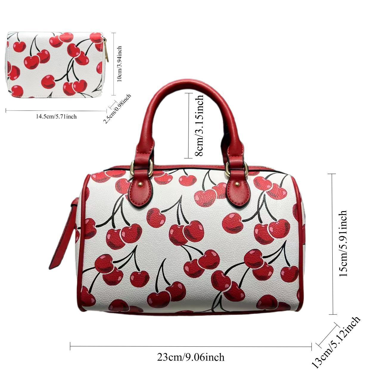 Women's Soft Leather Handbag Cute Patchwork Easy Matching