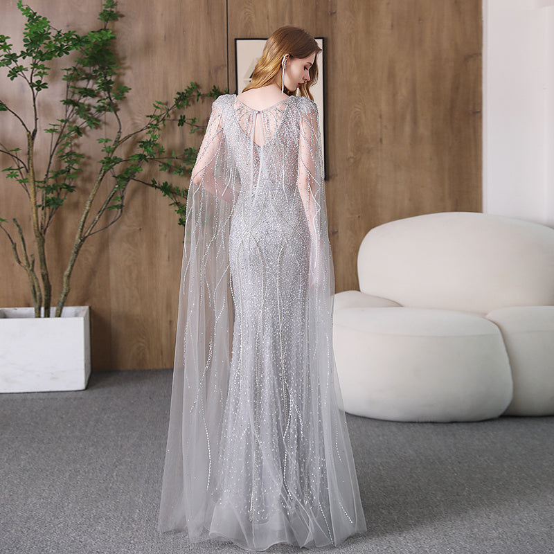 QUEEN dress 👑👗 , Slimming Fishtail Host Evening Dress